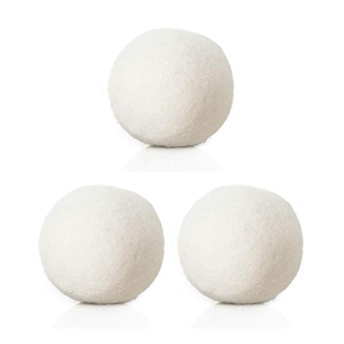 3/6/9 PCS Reusable Dryer Balls – Replace Dryer Sheets, Add Essential Oils for Natural Scent, Reduce Drying Time Static