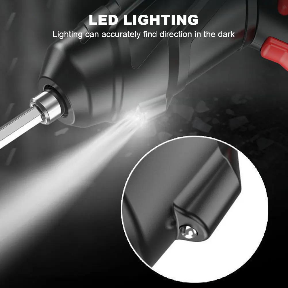 3.6V Electric Screwdriver Electric 1800mah Wireless Screwdriver Repair Tool LED Work Light Power Tools Set Household Maintenance