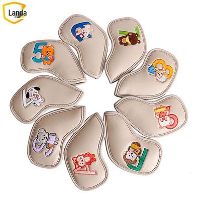 Funda para Cabeza de Hierro de Golf Landa PU con Bordado de Dibujos Animados