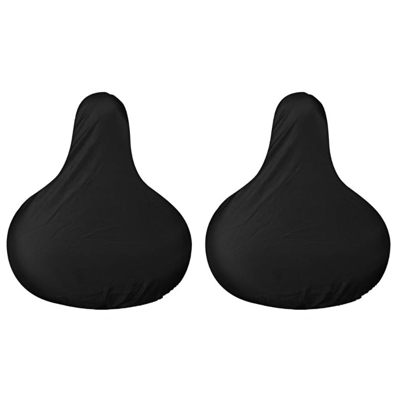 2/4pack Light Weight Folded Bicycles Saddles Cover With Elastics Border Easyly Install And Various Weather Protecting