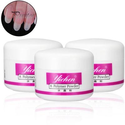 Health Caring Professional 3 Colors Nail Art False Tip Acrylic Powder Pigment Manicure Tool