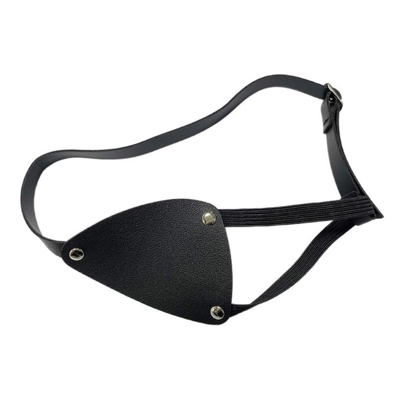 Medievals Knights Pirate Eye Patches Leather Eyepatch Eye Mask Renaissances Medieval Pirate Costume Halloween Cosplay