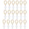 Wooden Cross Pendant Wooden Rosary White Mesh Bags With Crosses Pendants Catholic Rosary Prayer Rosary Beads