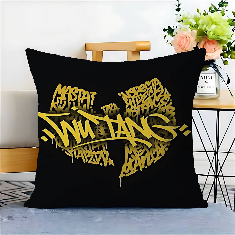 WU-T--TANGs CLANs Band Cushion Cover Pillowcase Upholstery Sofa Throw Pillow Home Decor Pillowcas