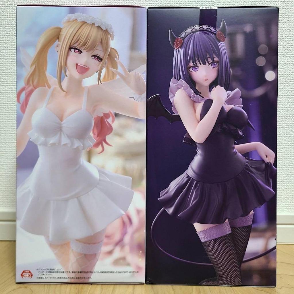 My Dress-Up Darling BiCute Pure Dark Figure Set Kitagawa Marin Kuroe Shizuku