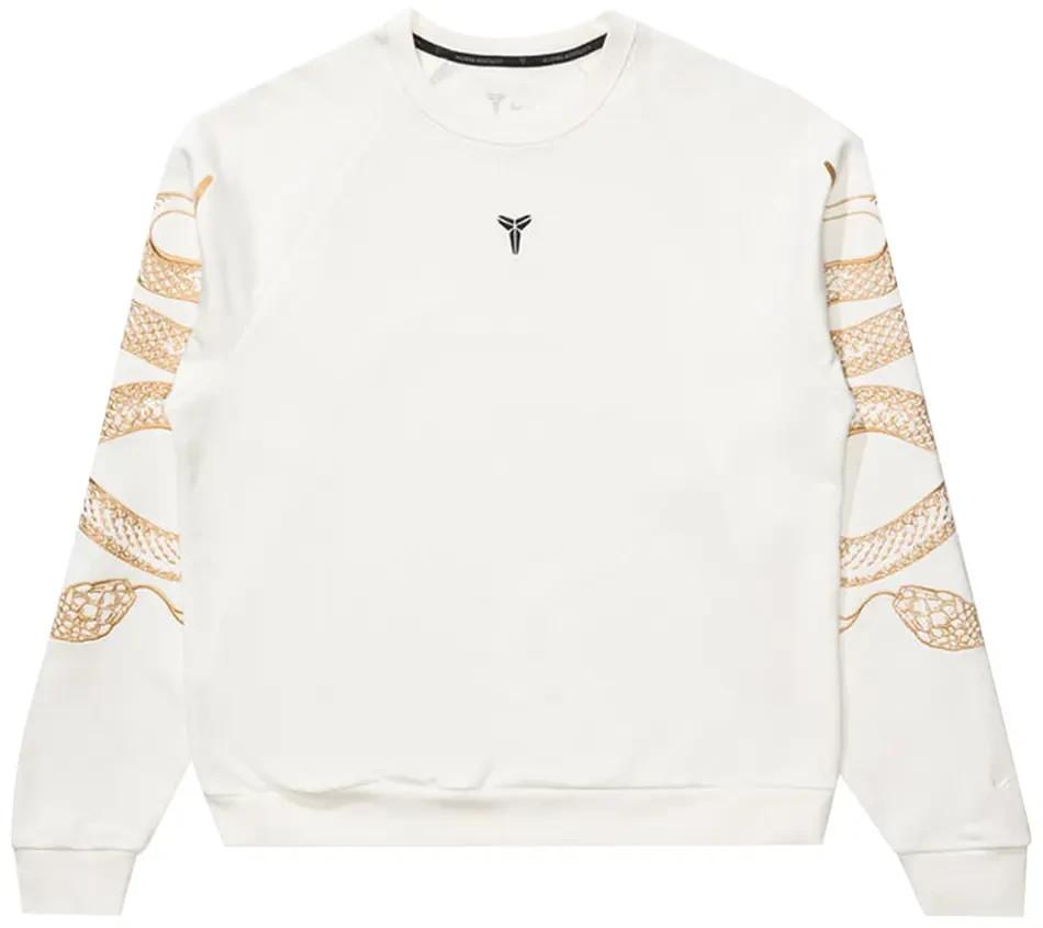 Nike Kobe Year of Mamba Therma-FIT Basketball Crewneck Sweatshirt Off-White XL