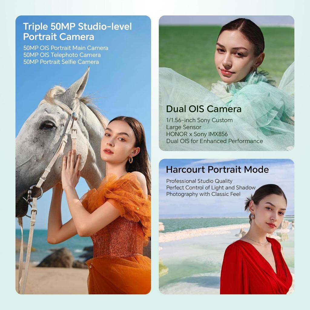 HONOR 200 Global Version 5G Smartphone 6.7'' AMOLED Display Snapdragon 7 Gen 3 5200mAh Battery HONOR 100W SuperCharge 50MPCamera