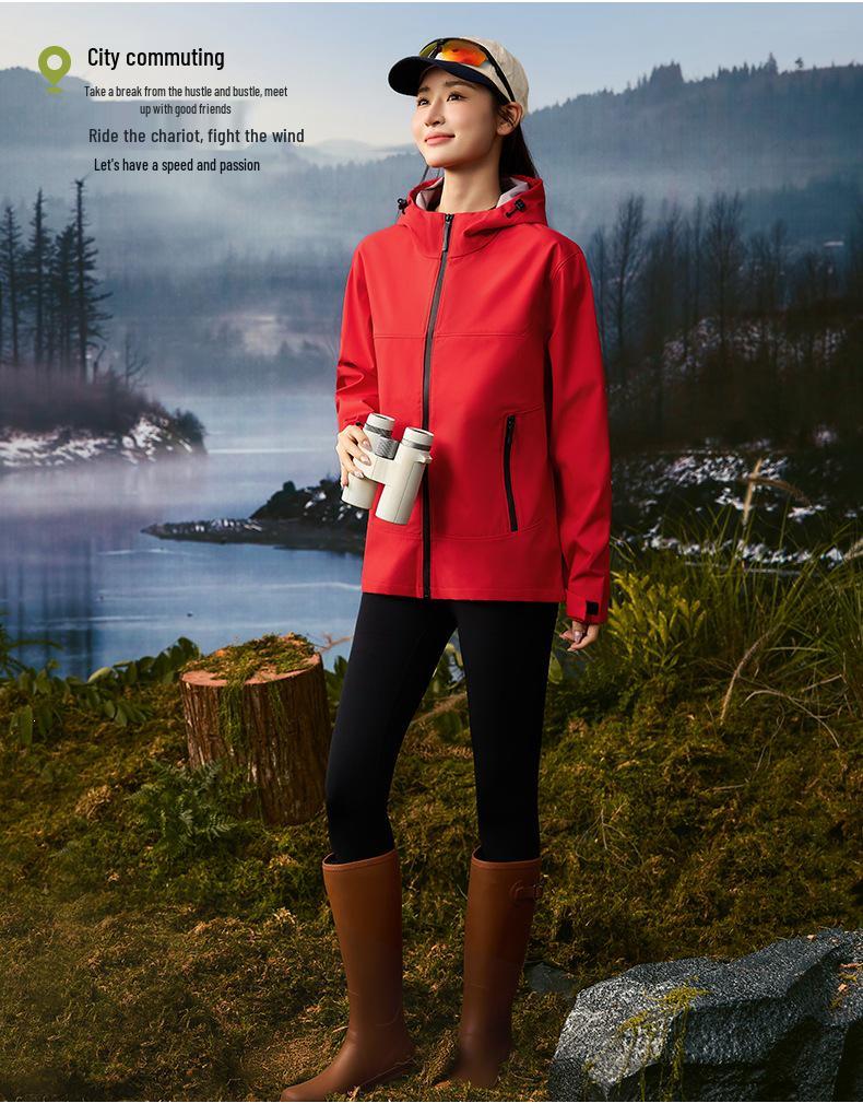 Trendy Unisex Hooded Windbreaker Jacket for Spring & Autumn