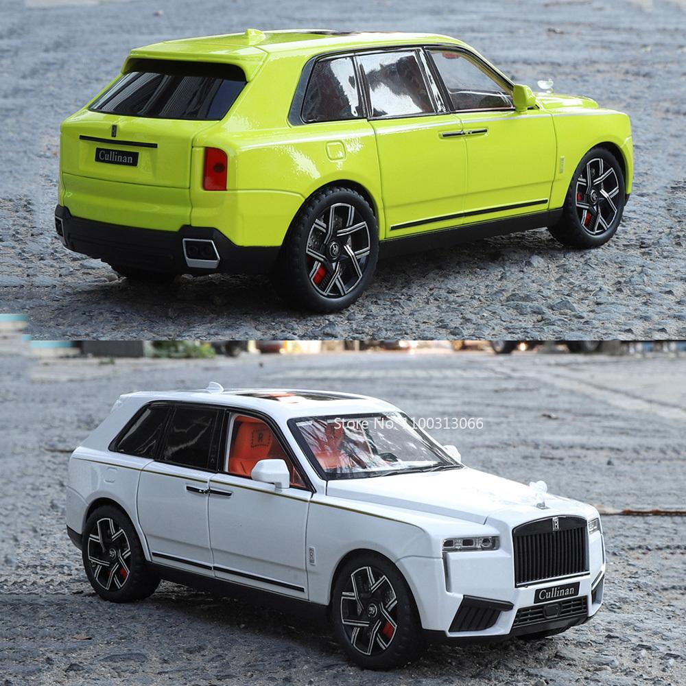 1:24 Rolls Royce Cullinan Spectre Cars Toys Models Alloy with Light Sound Miniature Car Wheel Steering Vehicles Model Ornament