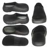 Quintari Chef Shoes, Black, Kitchen Clogs, Non-Slip, Toe Cap, Safety Shoes, Waterproof, Lightweight, Men's and Women's, S106 (Black, 46cm, 28.0cm)