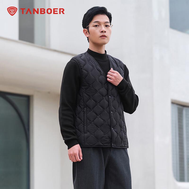 

Tanboer Мужской короткий пуховый жилет TF236011 4XL