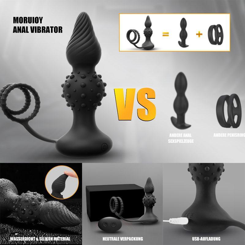 Erwachsene Spiele Butt Plug Prostata Massagegerät Sex Masturbation Cup Sexspielzeug 18