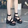 Sandals and Women's Shoes - New Style, Versatile, Thick-soled, High-heeled Shoes