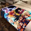 1 Stück Son Goku Druck Flanelldecke, Hohe Qualität für alle Jahreszeiten, Heimdekoration, Wärme und Komfort, Perfekt für Weihnachtsgeschenke