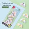 Deli TP530 Transparent Triangle Corner Clip for Documents