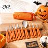 Fruit And Vegetable Carving Set Halloween Pumpkin Tools Kit, Stainless Steel Blades Anti-slip Cutter Handles Cutters, Manual DIY Jack-O-Lanterns