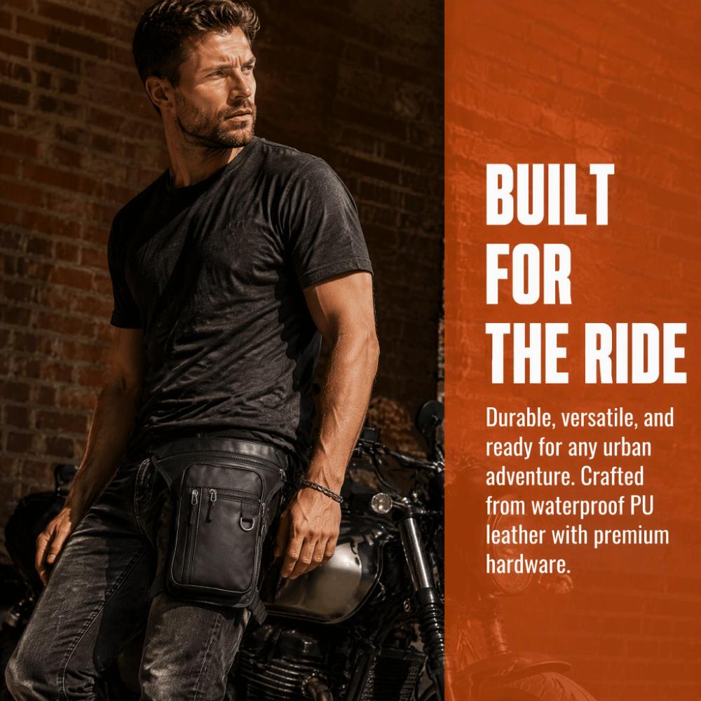 Multi Pockets Design Drop Leg Bag Waterproof Motorcycle Leg Bag Utility Thigh Bag  For Women