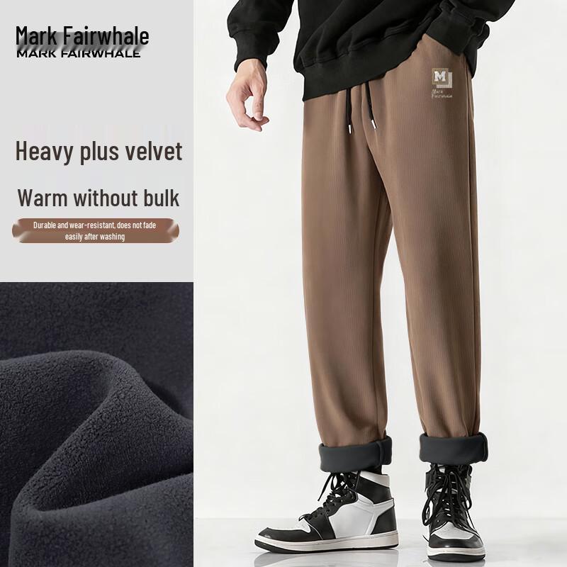 Mark Fairwhale Men's Heavyweight Corduroy Straight-Leg Casual Pants