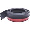 2.5m Car Universal Front Bumper Lip Protector Separator Body Kit Spoiler Bumper Car Door Bumper Carbon Fiber Rubber Trim