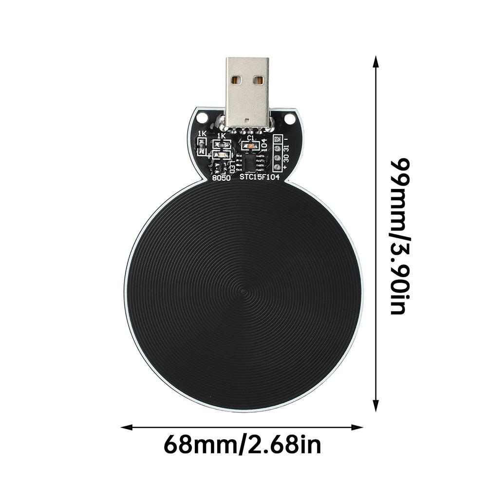 DC 5V 7.83HZ Schumann Wave Generator Signal Generator Square Wave USB Ultra-low Frequency Pulse Chip Waveform Pulse Generator