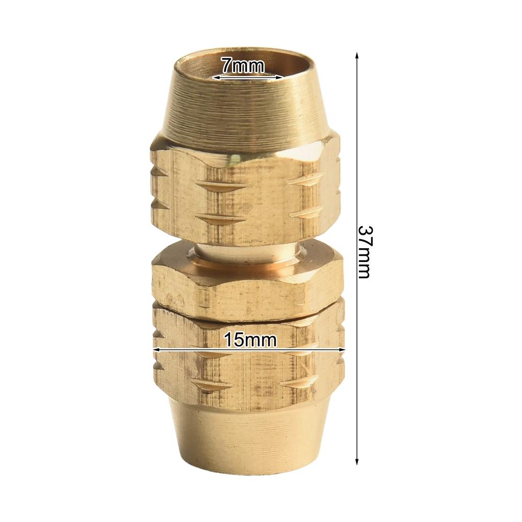 Pressure Hose Adapter Quick Connection Agricultural Spray Pipe Adapter Copper Repair Extension High-Pressure Water Pipe Joint