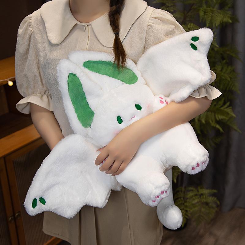 1pc Game Anime Spirit Rabbit Plush Flying Wings Bat Bunny Toy Stuffed Manta Aniamls Plushie Anime Doll Kids Girl Birthday Gift