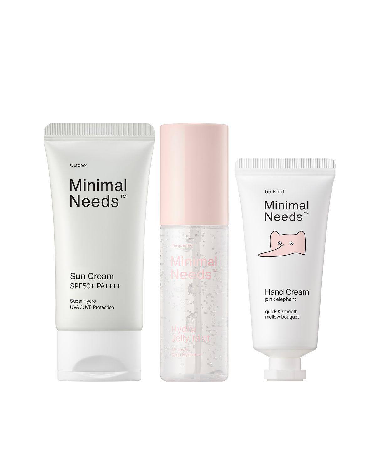 Sun Care Set (Sun Cream + Hydra Jelly Mist + Pink Elephant Hand Cream)