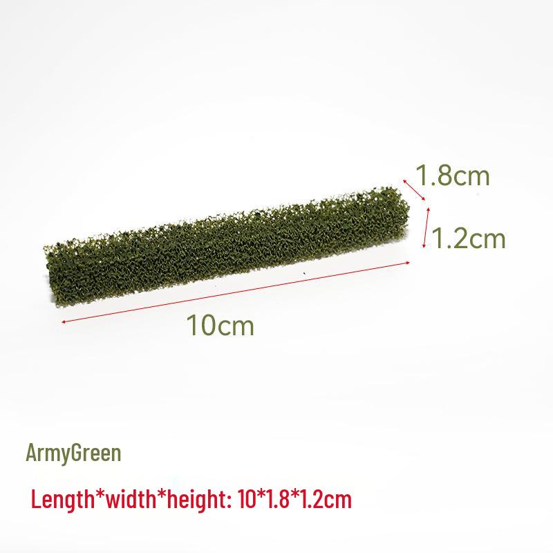 

Миниатюрная модель Зеленого пояса с кустарниковой полосой и песочным столом, забор сделай сам