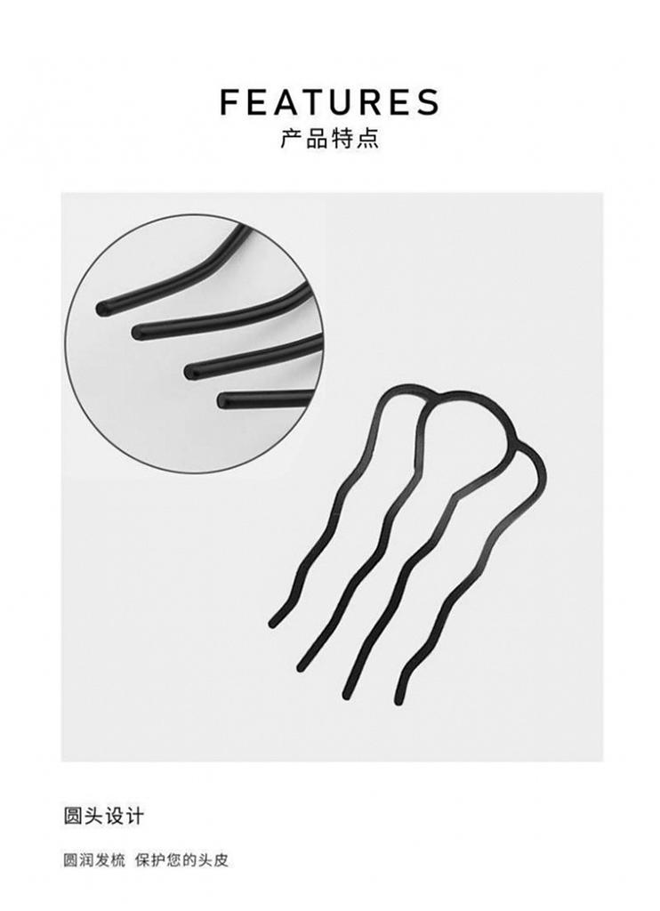Lazy Maruko Head Insert Comb Disc Hair Artifact