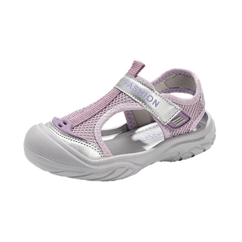 2025 Leichte Klettverschluss-Sandalen für Kinder - Sportliches Design mit Zehenschutz für Jungen und Mädchen
