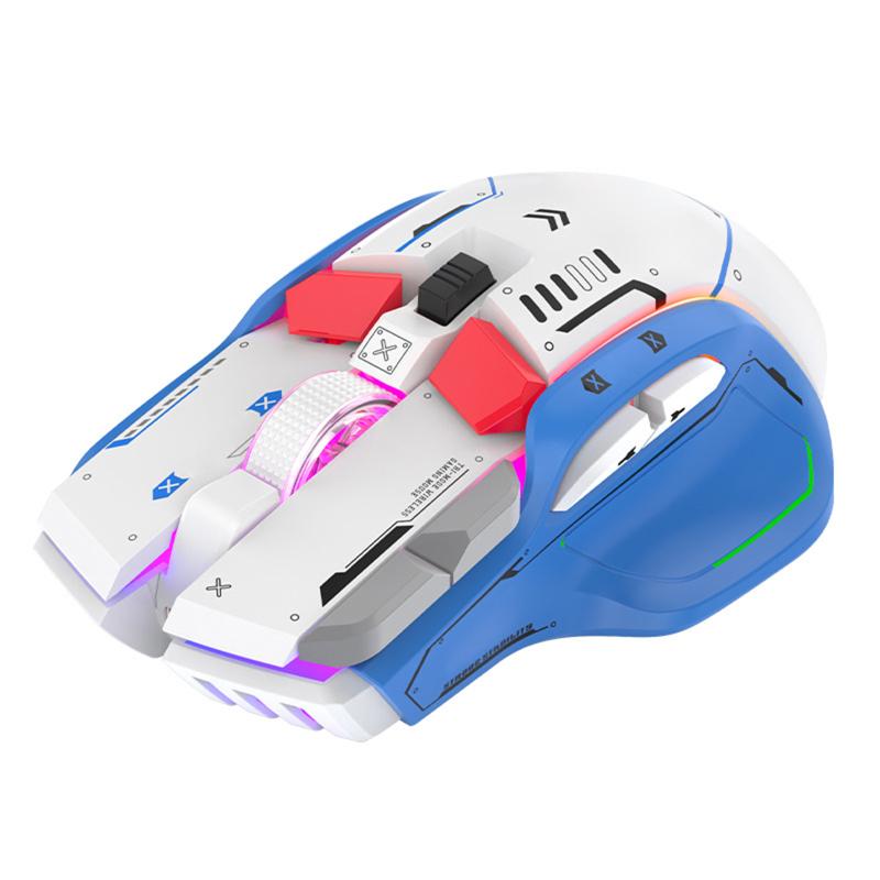 

Wireless Mouse 4000DPI 11 RGB Lighting Modes Wireless Mouse Ergonomic Gaming Mouse Silent Click