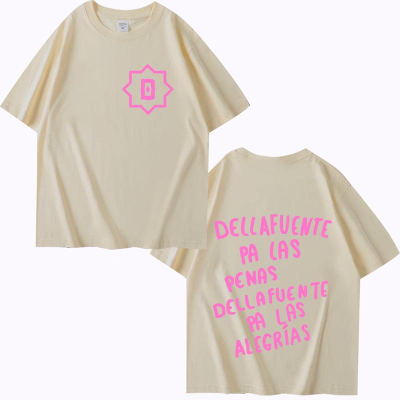 Rapper Dellafuente Pa Las Penas Dellafuente Pa Las Alegrías Graphic T Shirt men women Oversized 100% Cotton loose Unisex tops