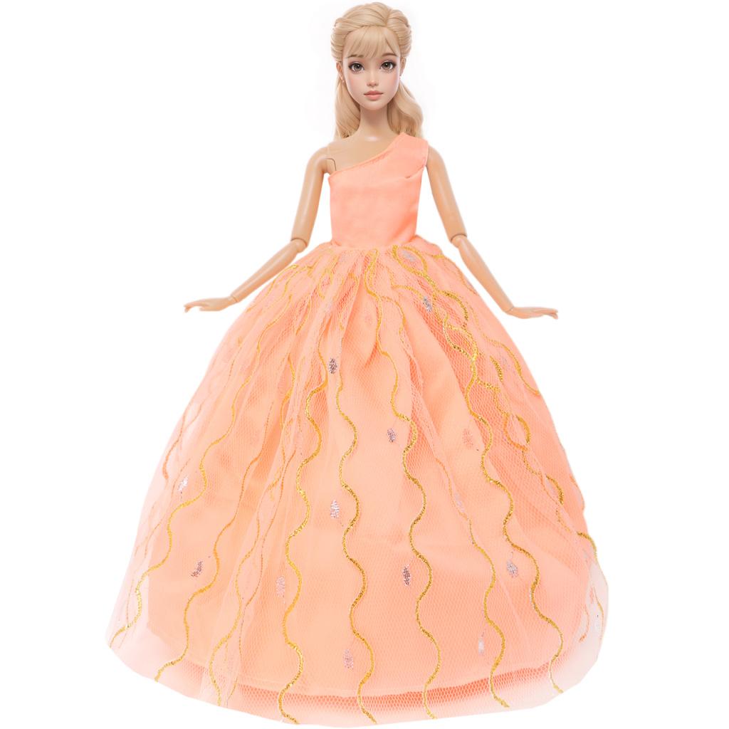 Bunte 11,5'' Mädchenpuppe Ballkleider Partykleider für 30cm 11,8'' Puppenkleidung Hochzeit Braut Outfits (KEINE PUPPEN)