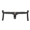 Cycle Handlebar Lightweight Aluminum Alloy Integrated Bent Handlebar for Road Cycle Black Gold