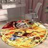 Runder Teppich mit Digimon-Motiv, geeignet zur Dekoration von Wohnzimmern, Schlafzimmern, Sofas und Spielzimmern; rutschfester Teppich für Kinder.999