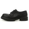 16-5 Oil Wax Matte Brock Engraved Men'S Shoes Big Head Leather Shoes Retro Round Head Tooling Shoes Platform Casual Leather Shoes