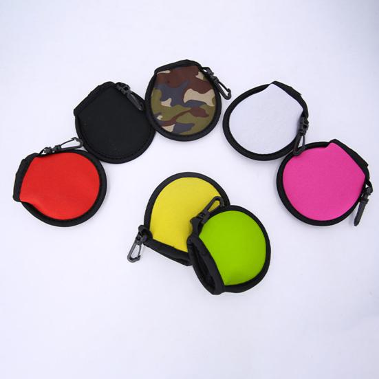 Golfball-Reinigerbeutel Verschleißfest Tragbar Wiederverwendbar Schützend Innen Plüsch Abwischbar Weich Mühelos Golfball-Waschbeutel für Golf