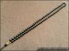 Black Obsidian Cylinder Bead Necklace Cord