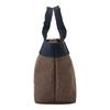Porta Fortuna Mini Tote Bag, Lunch Bag, Lunch Tote, Mini, Solid Color, Women's, 4628, Brown