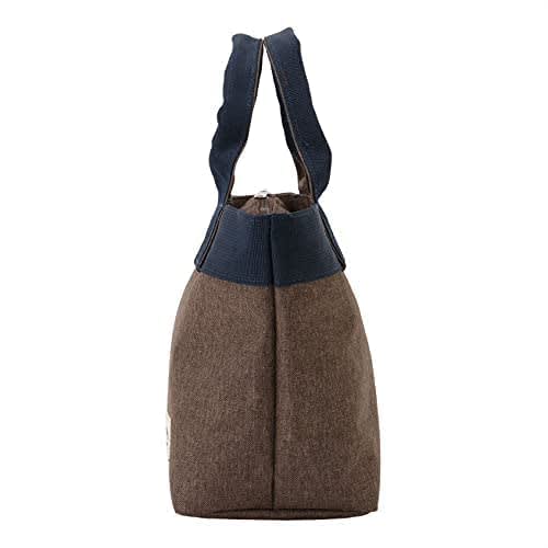 Porta Fortuna Mini Tote Bag, Lunch Bag, Lunch Tote, Mini, Solid Color, Women's, 4628, Brown