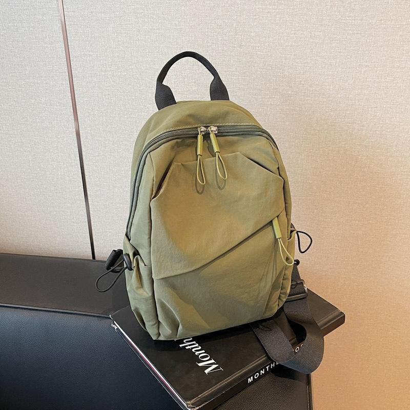 Japanese Simple Single Room Backpack Campus Junior High School Student Schoolbag New Large-capacity Short-distance Travel Bag