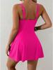 European and American Style One-piece Swimsuit for Women, Tight Fitting and Slimming, Cross Exposed and Sexy Women's Swimsuit