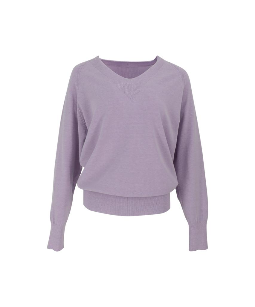 Baseukala V-Neck Raglan Long Sleeve Knitwear (6Colors)