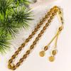 Elegantes 33-Kugel-Tasbih-Armband für das tägliche muslimische Gebet und die Anbetung