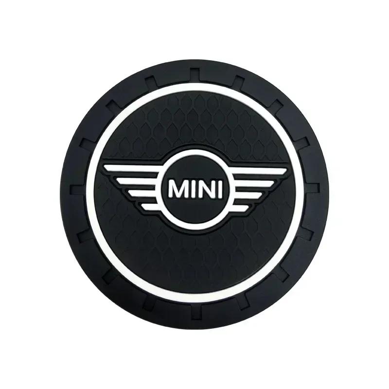 

Cars R56 For BMW MINI 1/2PCS Car Coasters Water Cup Anti-Slip Silicone Coaster Car Goods For BMW Mini Cooper R56 R50 R53 F56 R60