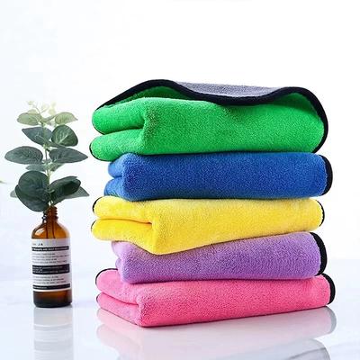 1-5PCS Serviette de séchage pour voiture Microfibre Super Absorbante Serviette de voiture Nettoyage Chiffon de lavage Détailing professionnel Entretien de voiture Nettoyage de la maison