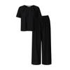Ggpx New York Round Dart Neck Blouse And Pants Setup  Gq4st002f 