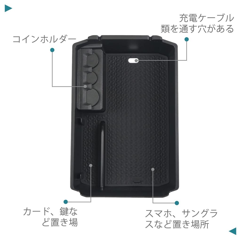 HUAHAO Mittelkonsole für den neuen Mitsubishi Eclipse Cross Autoaufbewahrungskonsole Eclipse Cross ABS-Material mit USB Eclipse Cross PHEV Mitte Innenraum