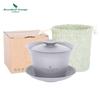Pure Titanium Gaiwan Teapot With Double-Wall Insulation Heat-Resistant Gongfu Tea Set Modern Minimalist Ceremony