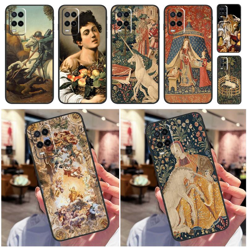 Renaissance Art Painting For Oppo A38 A18 A58 A78 A98 A79 A40 A60 A80 A16 A76 A96 A15 A74 A94 A54 A77 A17 Phone Case